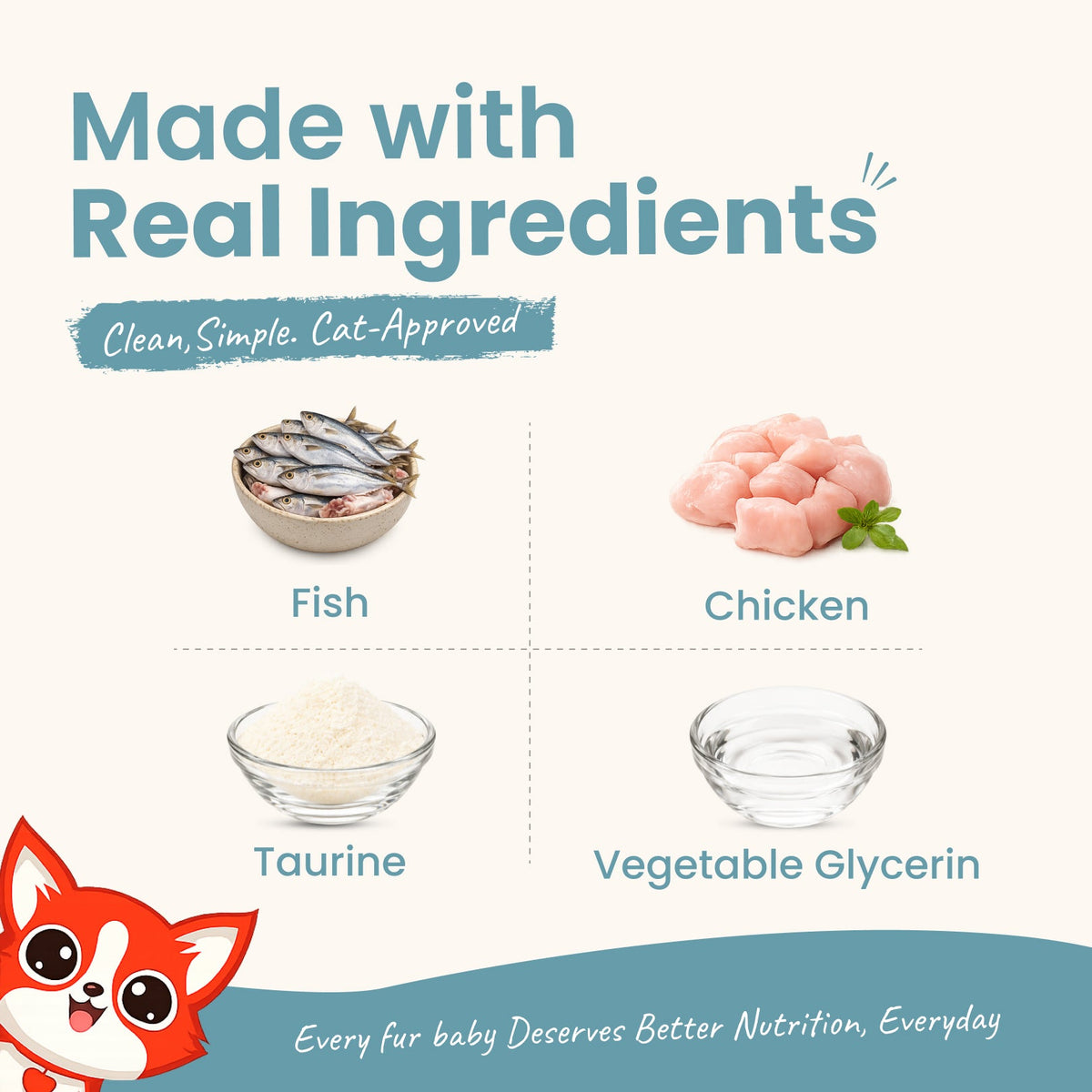 Rewards Purr Chews for Cats (35g) | Chicken Wrapped Fish - High-Protein & Taurine-Rich Natural Snacks for Heart Health - nootie.in