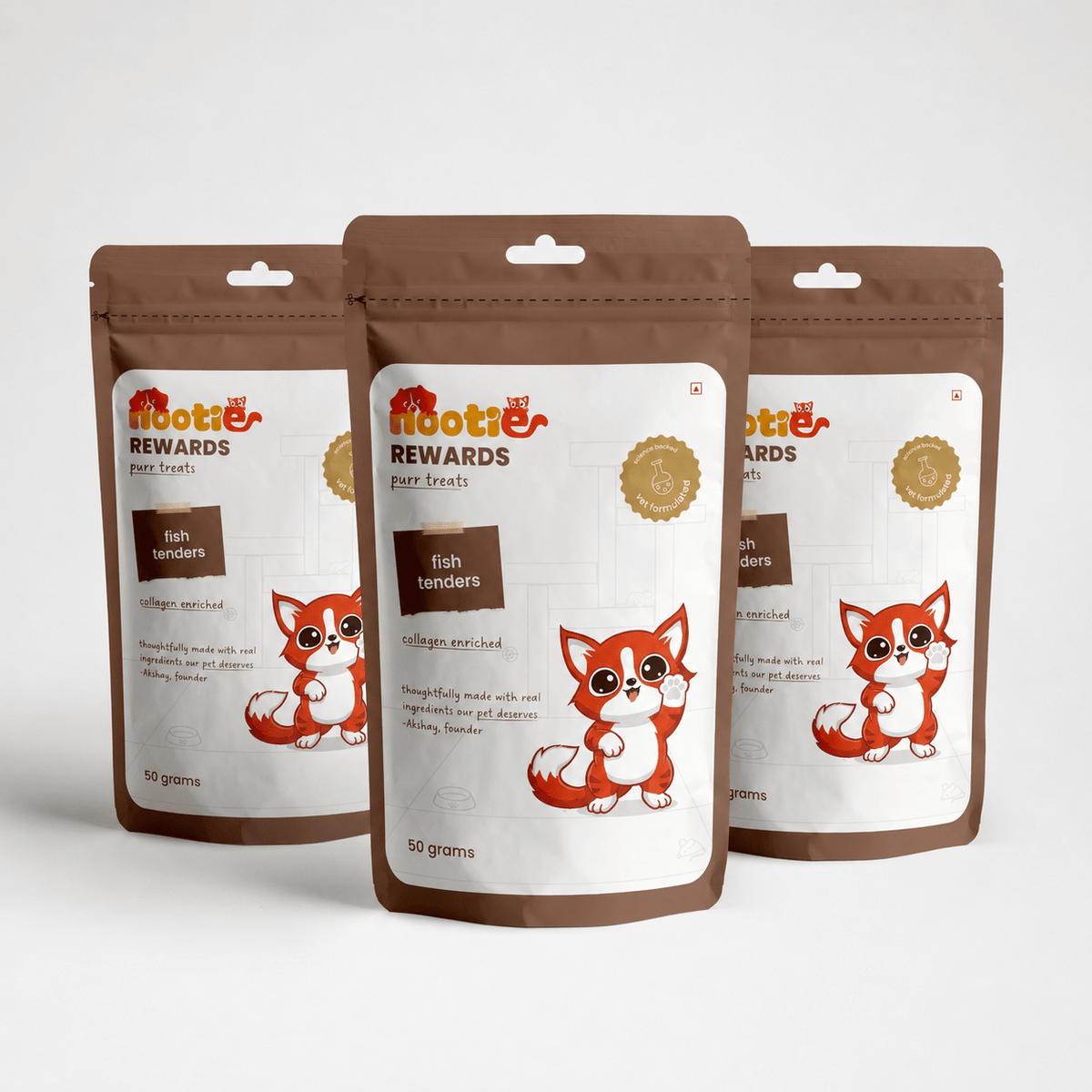 Rewards Purr Treats for Cats (50g) | Fish Tenders - nootie.in