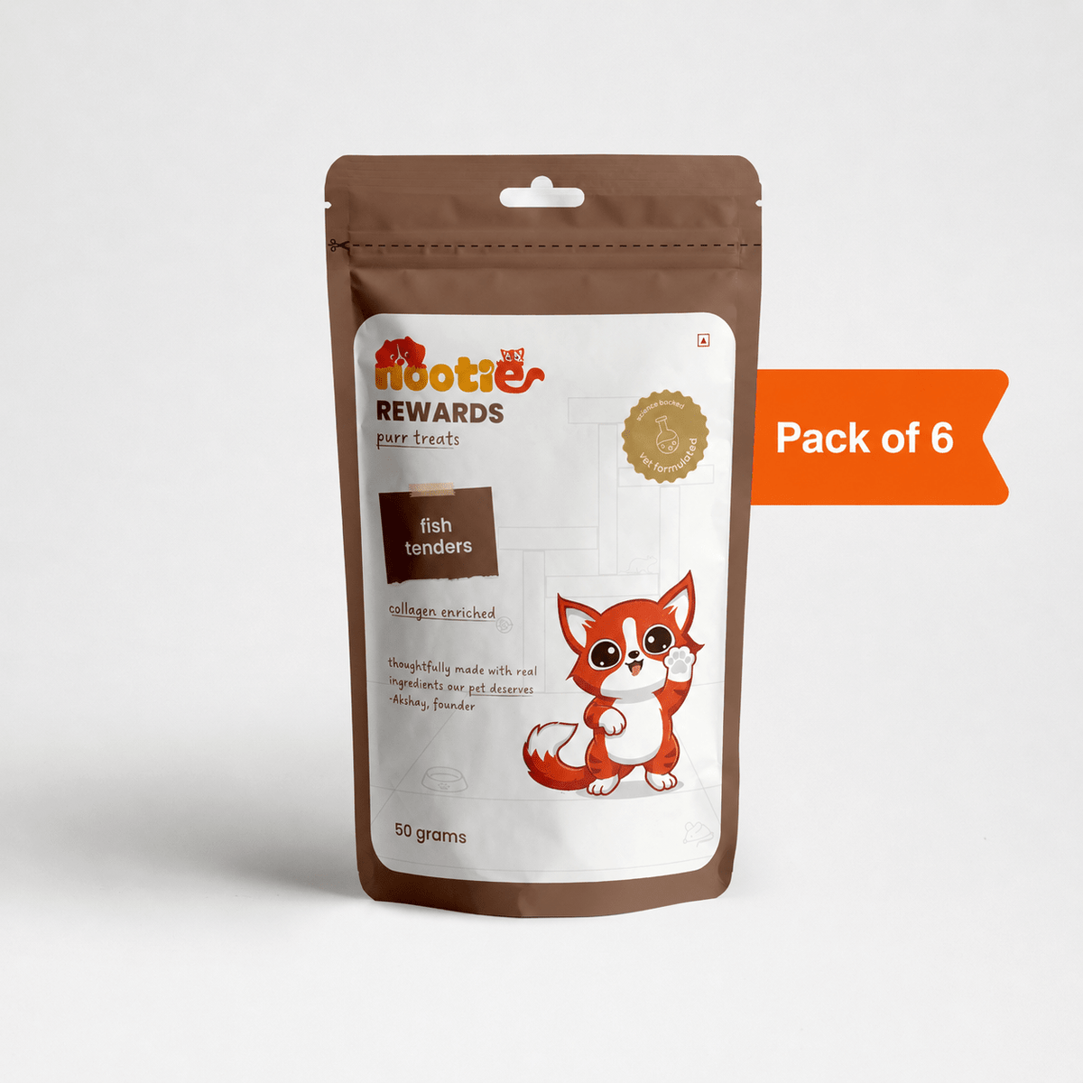 Rewards Purr Treats for Cats (50g) | Fish Tenders - nootie.in