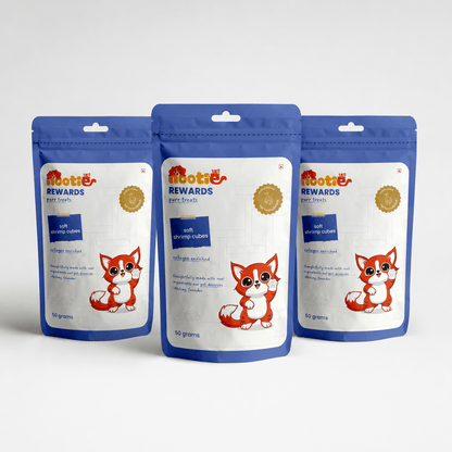Rewards Purr Treats for Cats (50g) | Soft Shrimp Cubes - nootie.in