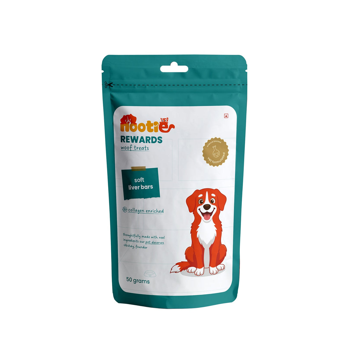 Rewards Woof Treats for Dogs (50g) | Soft Liver Bars - nootie.in