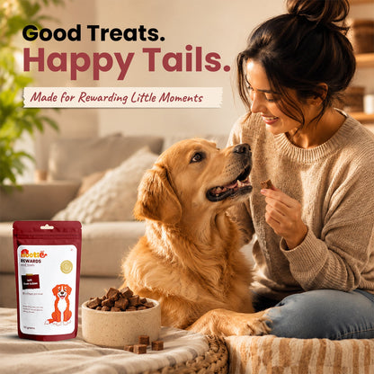 Rewards Woof Treats for Dogs (50g) | Soft Liver Cubes - nootie.in