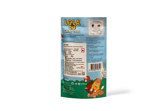 Lola & Co Tuna and Chicken Cat Jelly for Shiny Coat Pack of 12