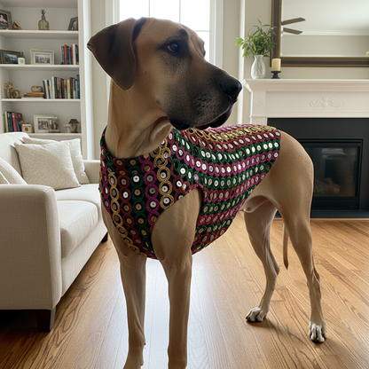 Nootie Festive Sherwani for Dogs – Black | Stylish Outfit for Weddings & Festivals