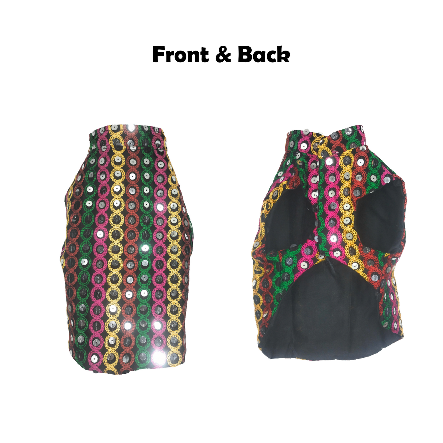 Nootie Festive Sherwani for Dogs – Black | Stylish Outfit for Weddings & Festivals