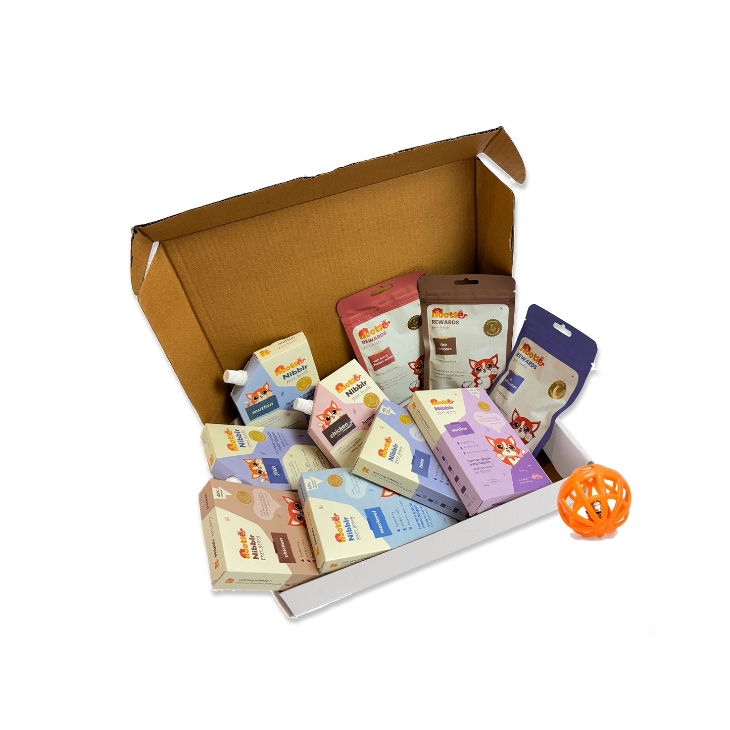 Nibblr Purr Gravy, Broth & Treat Combo for Cats | Human-Grade Hydration & Meal Topper Variety Pack (Assorted Pack of 10)