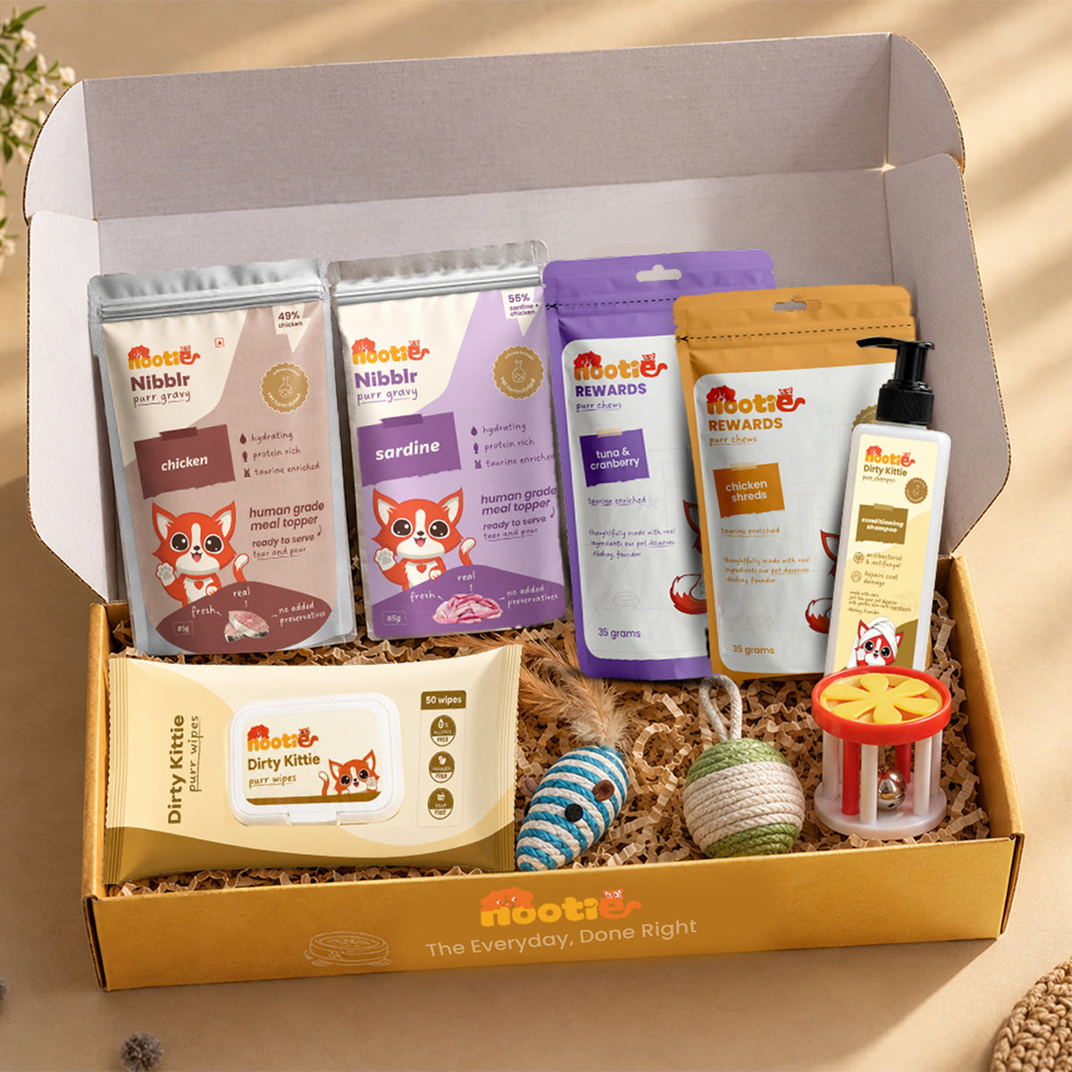 Nootie Cats & Cat Parents Gift Box Combo