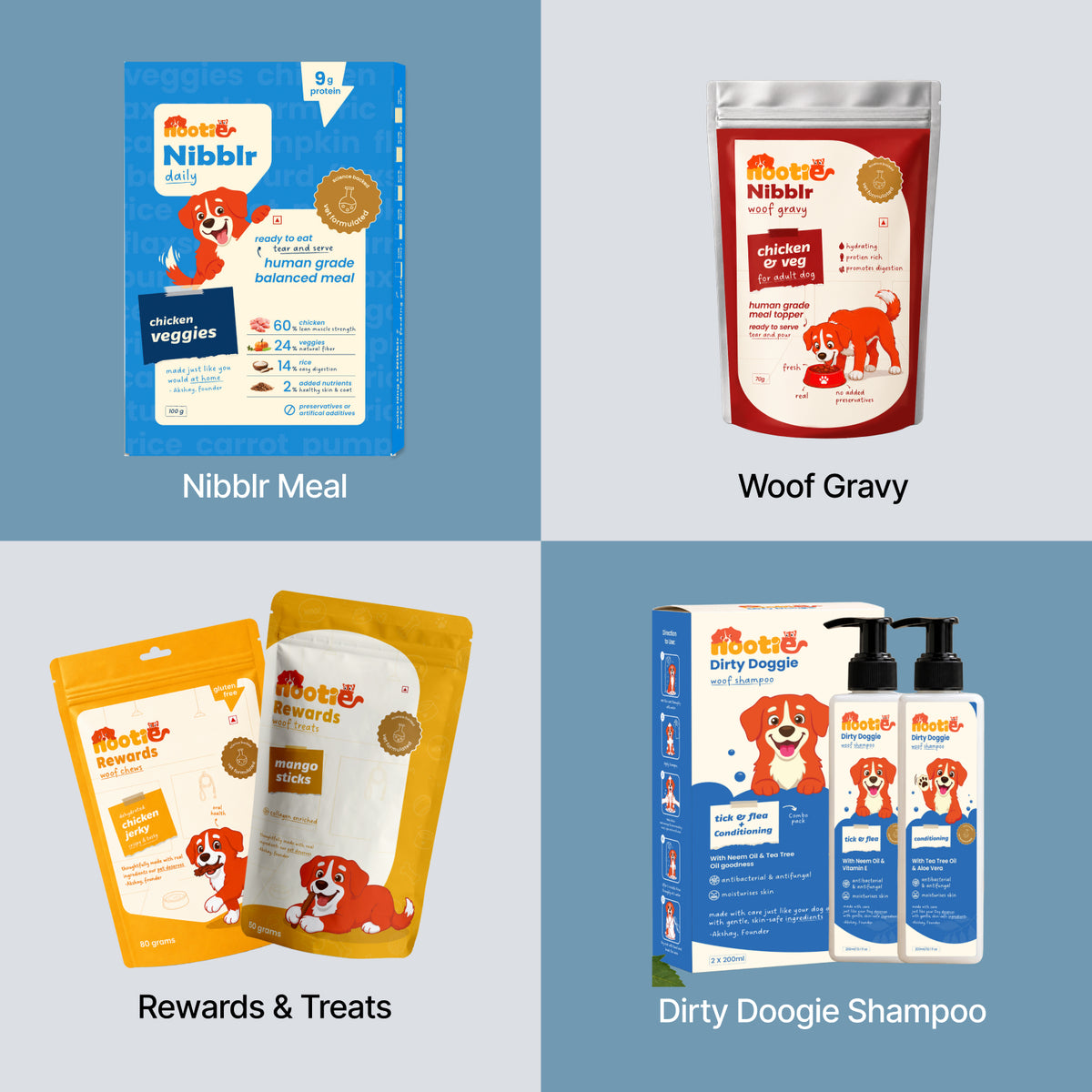 Nootie Dogs & Dog Parents Gift Box Combo