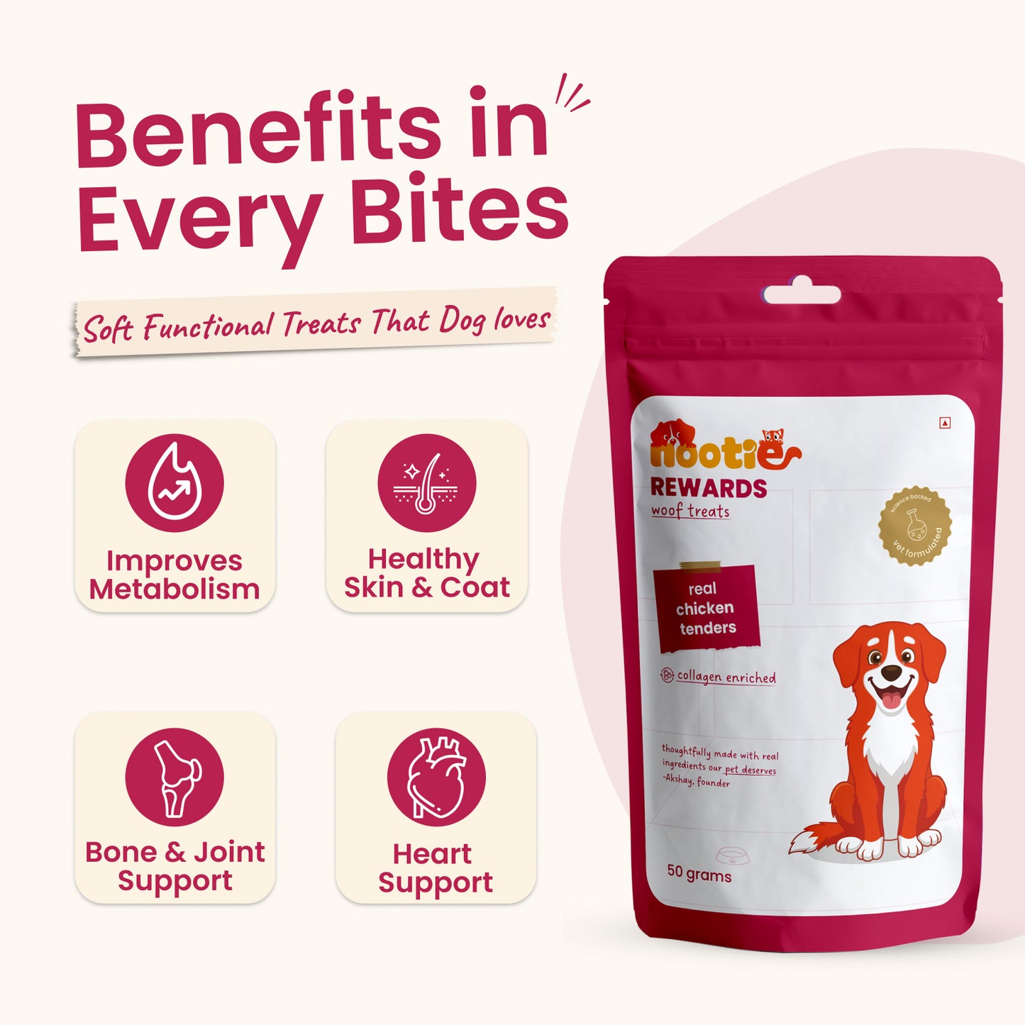 Nootie Rewards - Crunchy Treats for Dogs