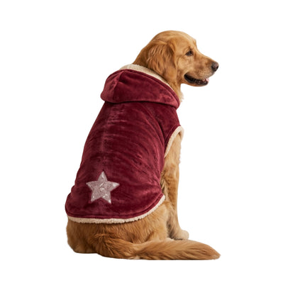 Nootie Dogs Winterwear Hoodie - Red Star