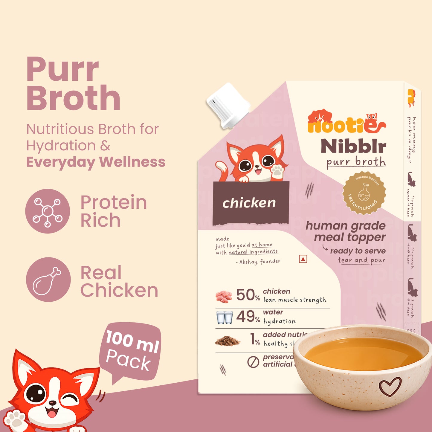 Nootie Nibblr - Everyday Meal Broths for Cats