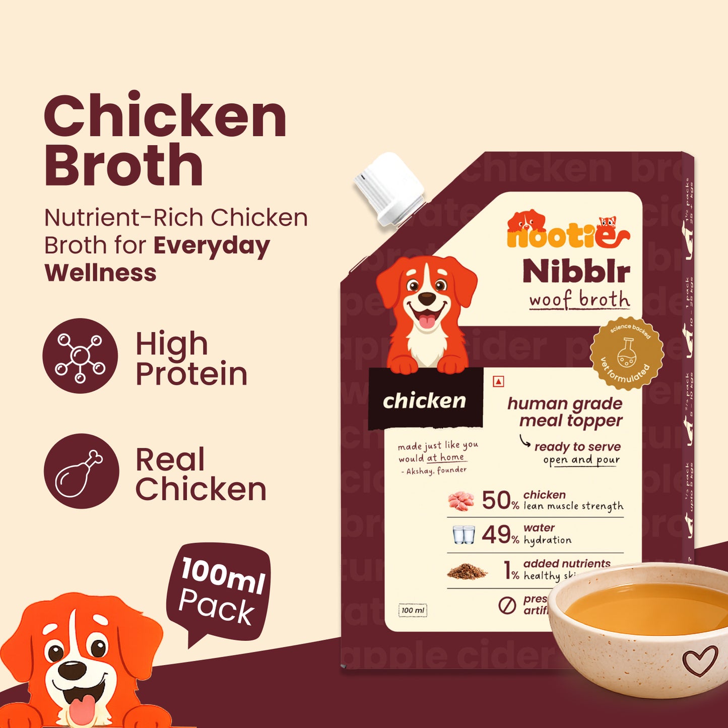 Nootie Nibblr - Everyday Meal Broths for Dogs