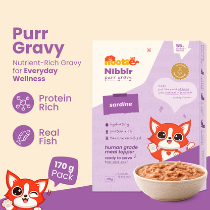 Nootie Nibblr - Everyday Meal Gravies for Cats