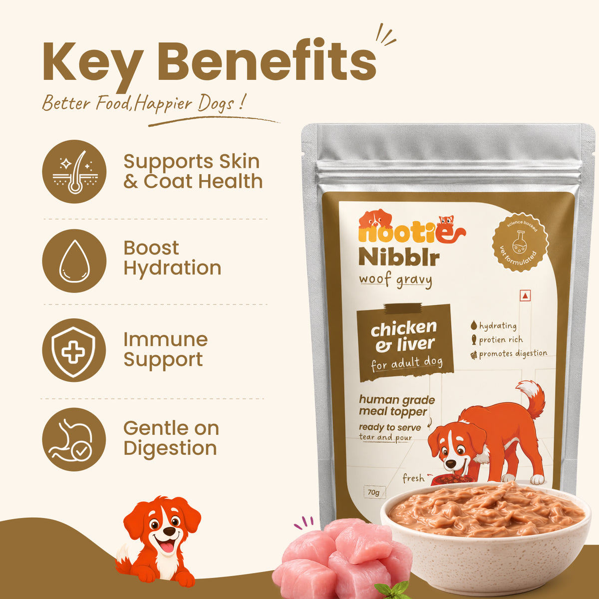Nibblr Dog Gravy - Chicken Liver