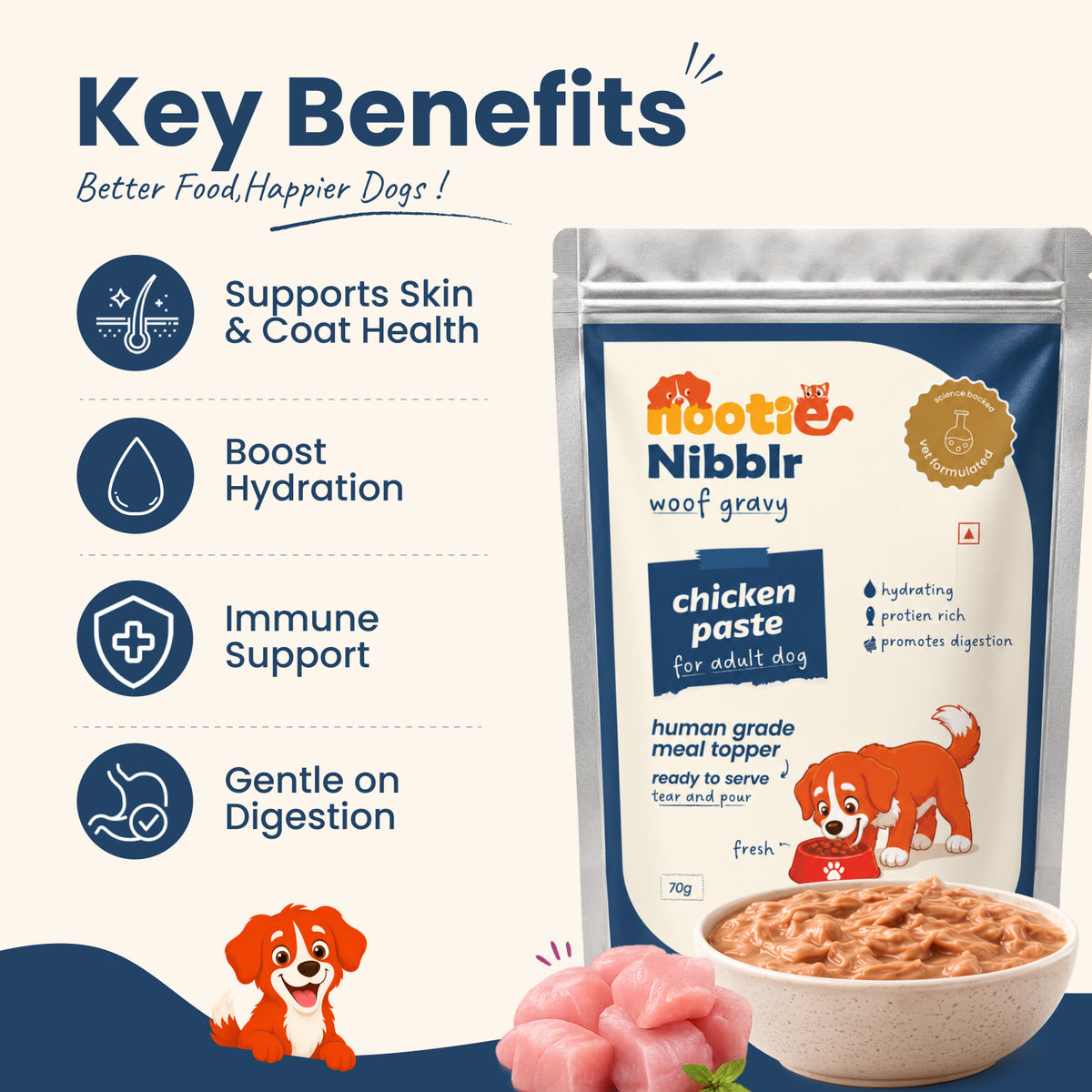 Nibblr Dog Gravy - Chicken Paste
