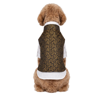 Nootie Dog Kurta Jacket Set - Black & Gold