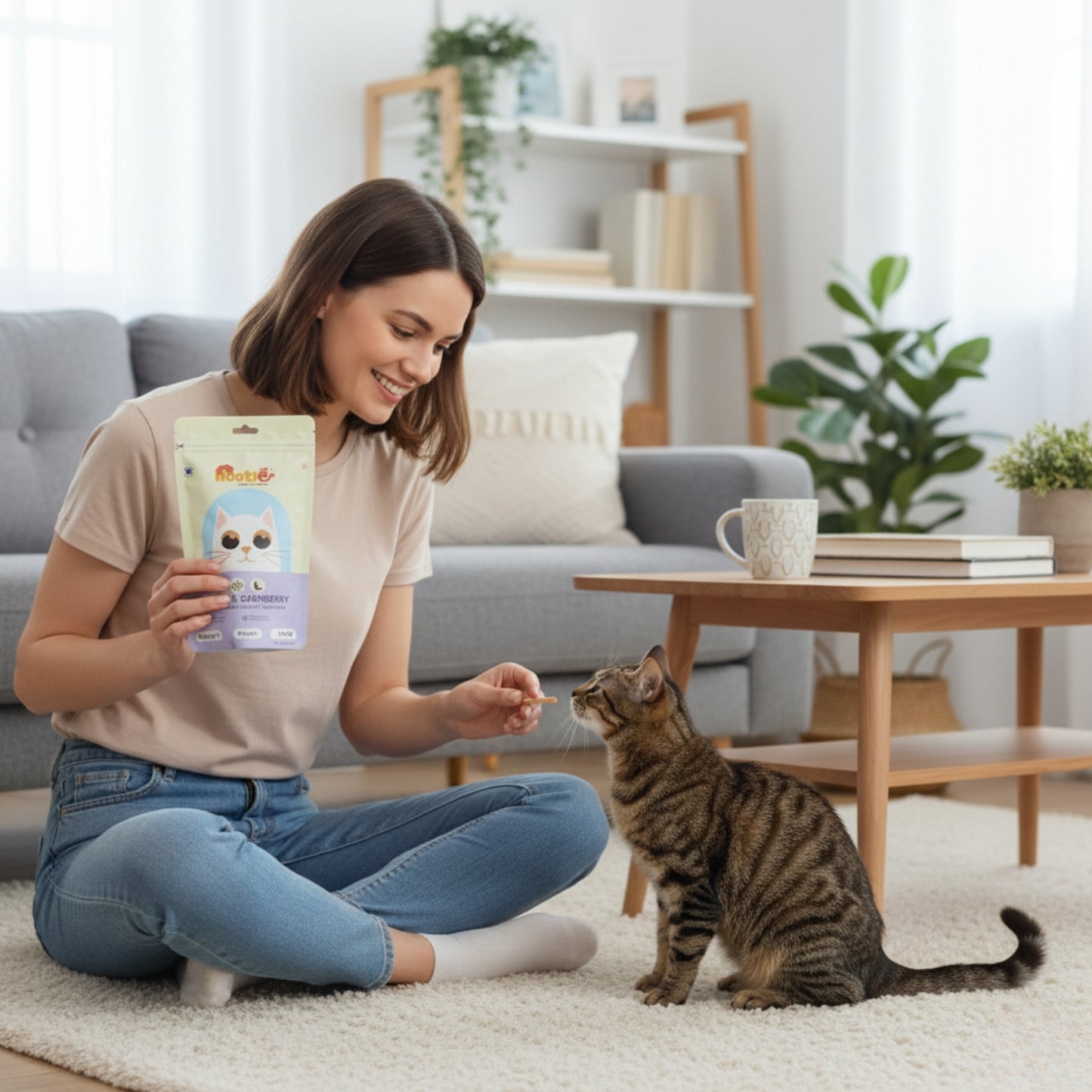 Nootie Premium Cat Treats – Tuna & Cranberry, Omega 3 Rich, Natural Ingredients (35g)