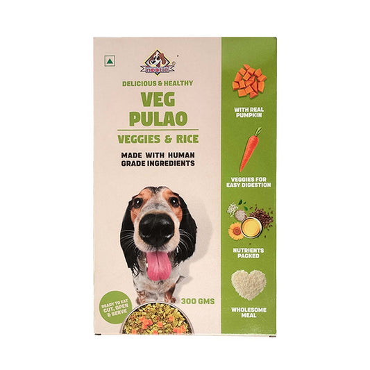 Nootie Veg Pulao Dog Food | 100% Veg, Human-Grade & Gluten-Free (300g)
