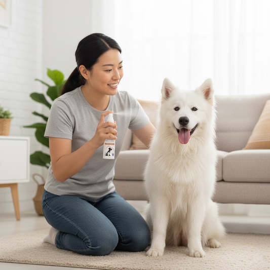 Nootie Pet Waterless Spray Shampoo for Dogs & Cats (150 ml) | No-Rinse, Shea Butter & Tea Tree Oil Cleanser for Soft, Fresh Coats